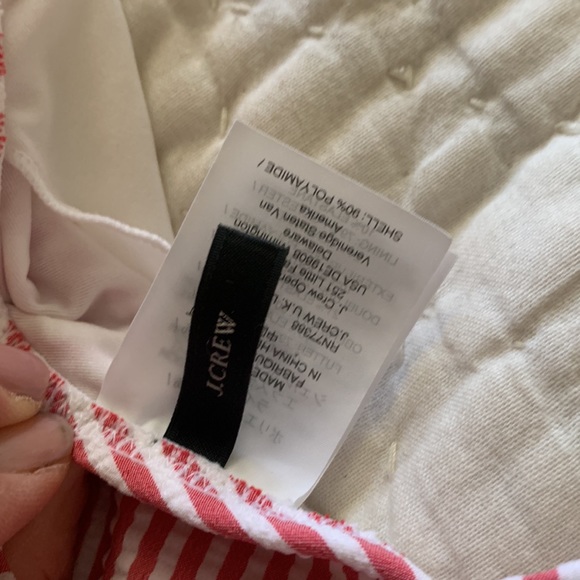 J Crew seersucker bikini top and bottom - Picture 3 of 6